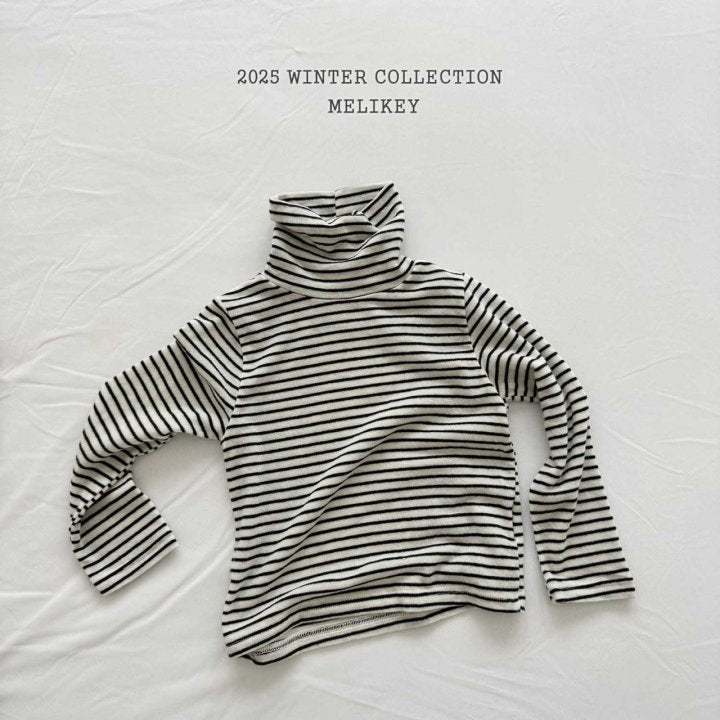 [melikey] Merry Stripe Turtleneck_2colors