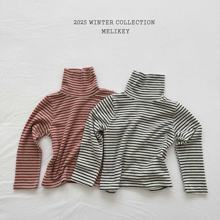 [melikey] Merry Stripe Turtleneck_2colors