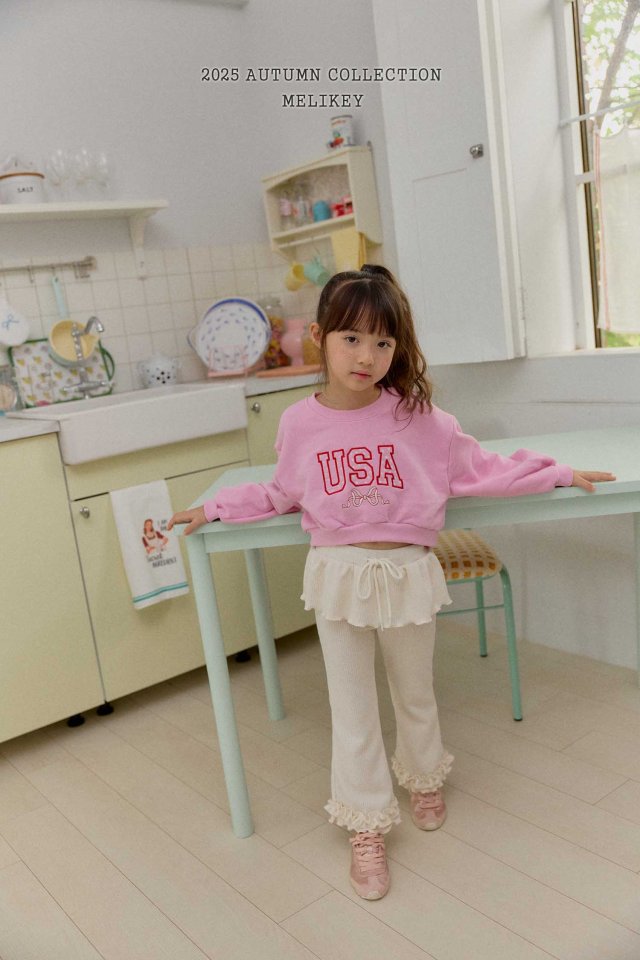 [melikey] Double frilll Boots cut pants_3colors