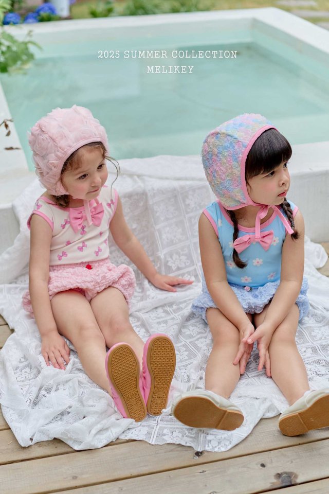 [melikey] Flower Ferm Swim Cap_3colors