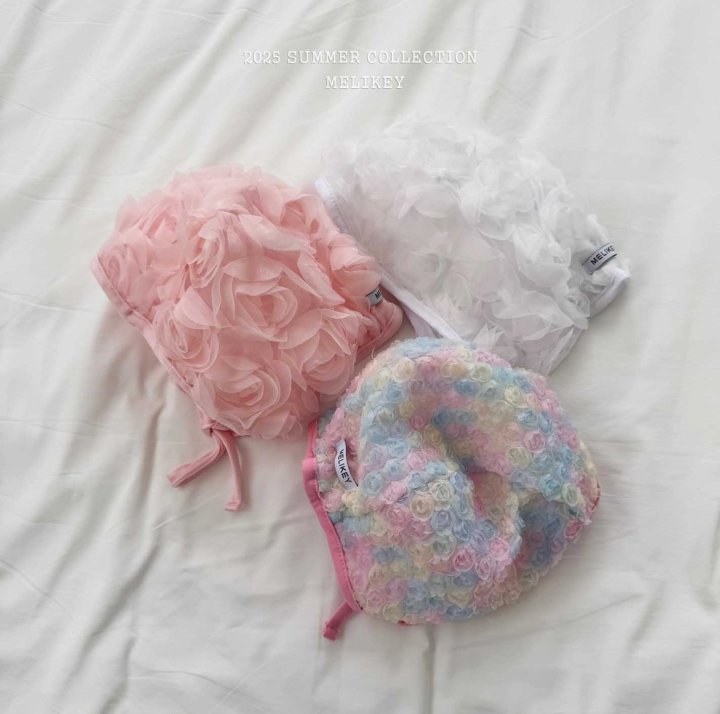 [melikey] Flower Ferm Swim Cap_3colors
