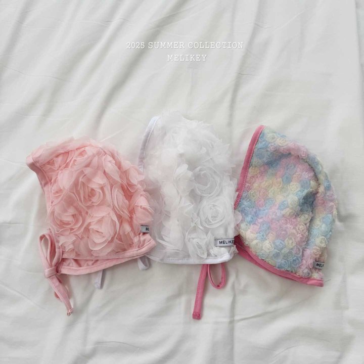[melikey] Flower Ferm Swim Cap_3colors