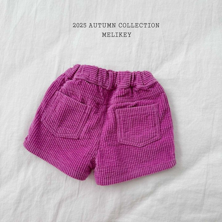 [melikey] Bubble corduroy Shorts_3colors