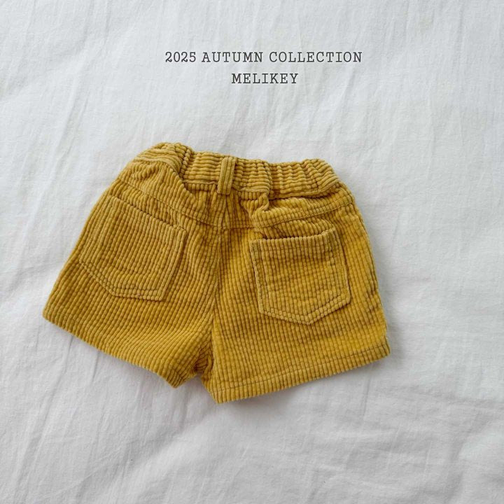 [melikey] Bubble corduroy Shorts_3colors