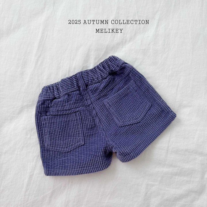 [melikey] Bubble corduroy Shorts_3colors