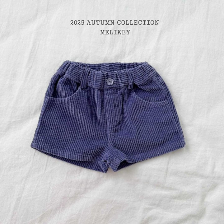 [melikey] Bubble corduroy Shorts_3colors
