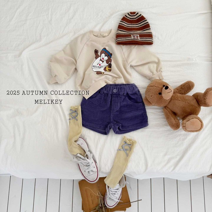 [melikey] Bubble corduroy Shorts_3colors