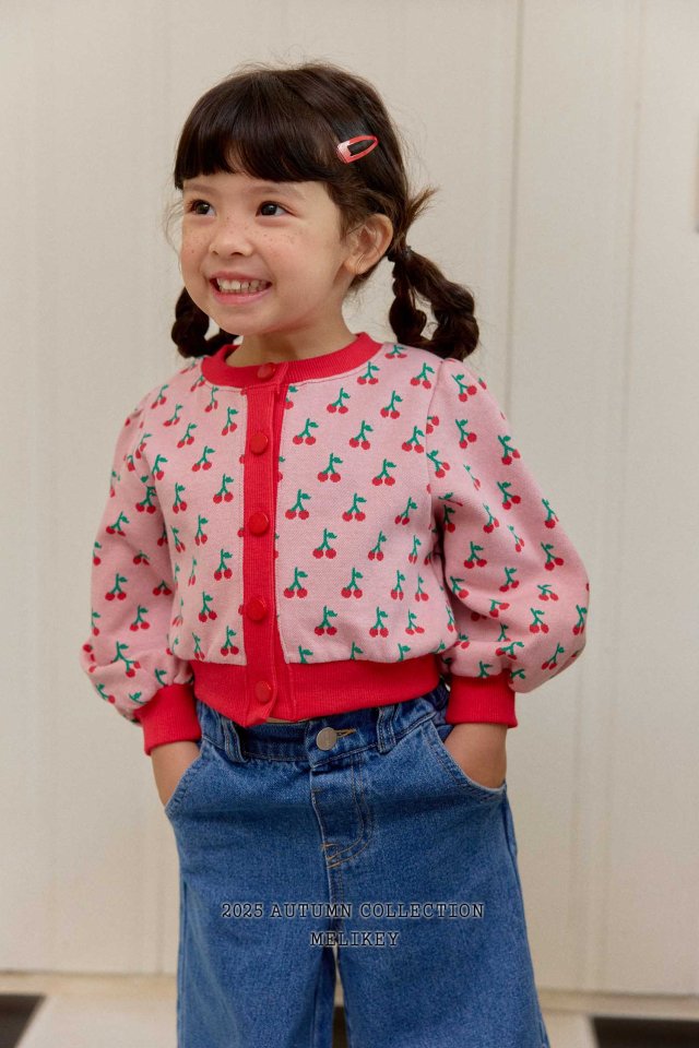 [melikey] Cherry Puff Cardigan_2colors