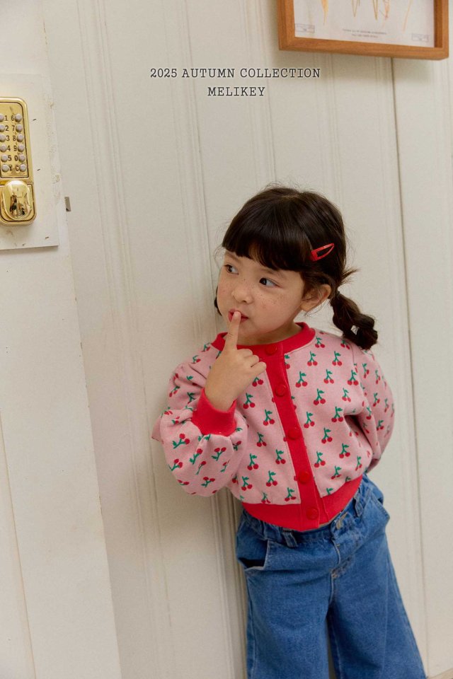 [melikey] Cherry Puff Cardigan_2colors