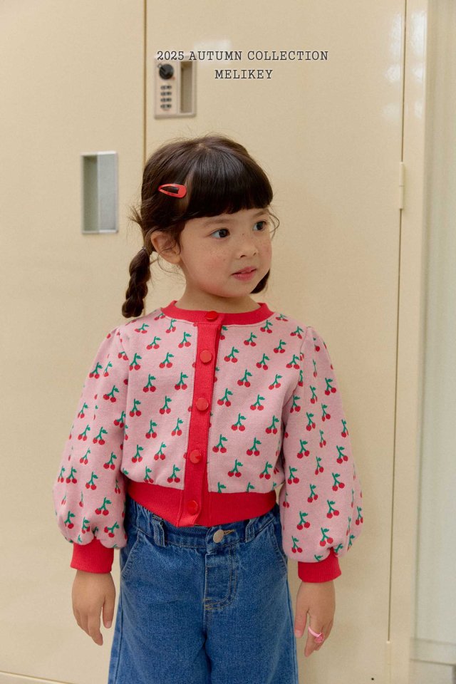 [melikey] Cherry Puff Cardigan_2colors