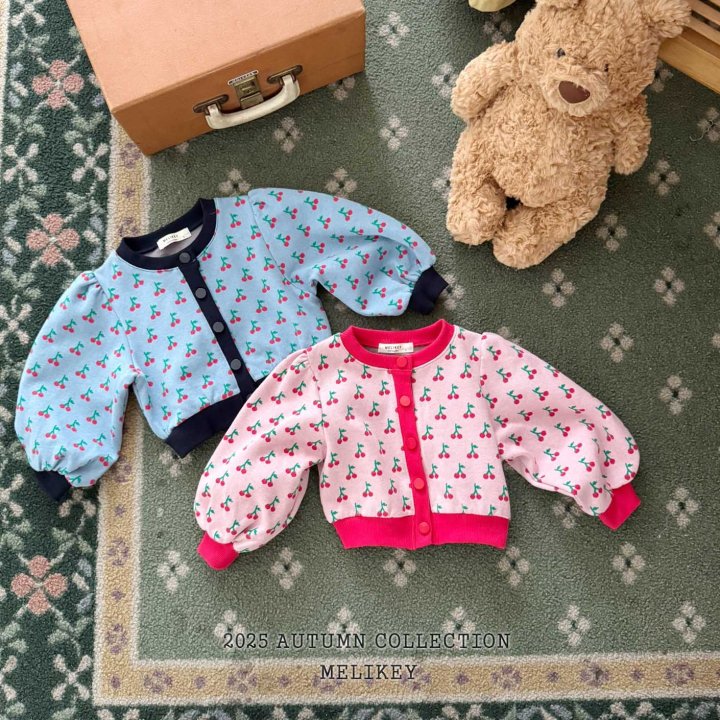 [melikey] Cherry Puff Cardigan_2colors