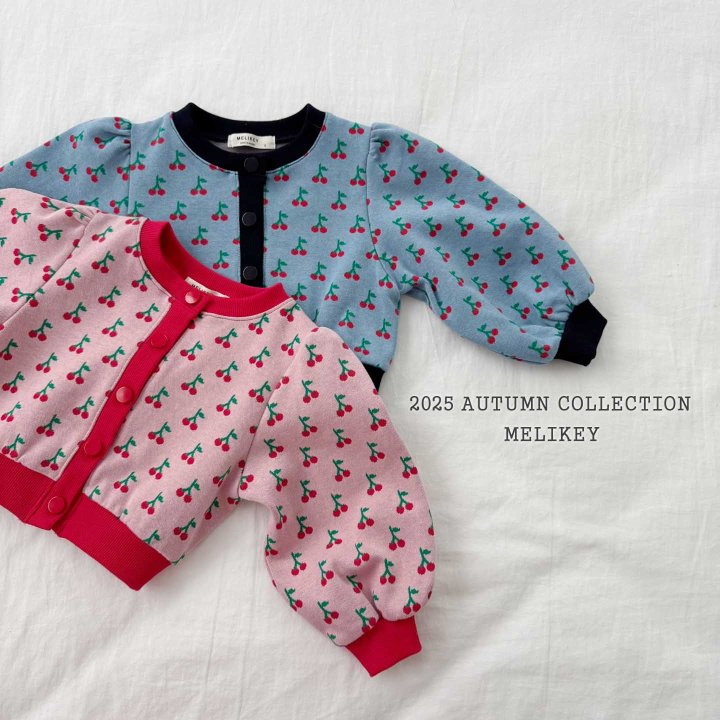 [melikey] Cherry Puff Cardigan_2colors