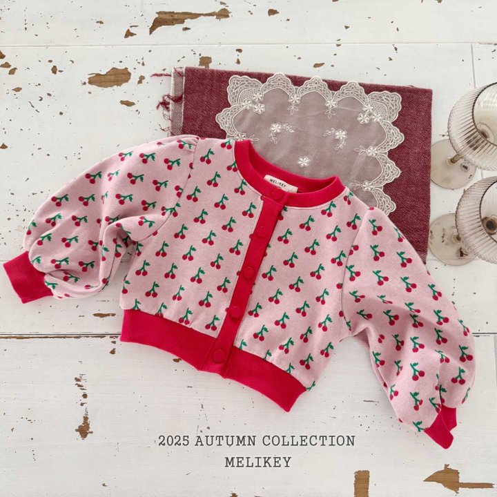 [melikey] Cherry Puff Cardigan_2colors