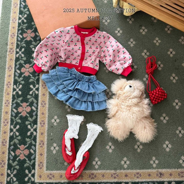 [melikey] Cherry Puff Cardigan_2colors