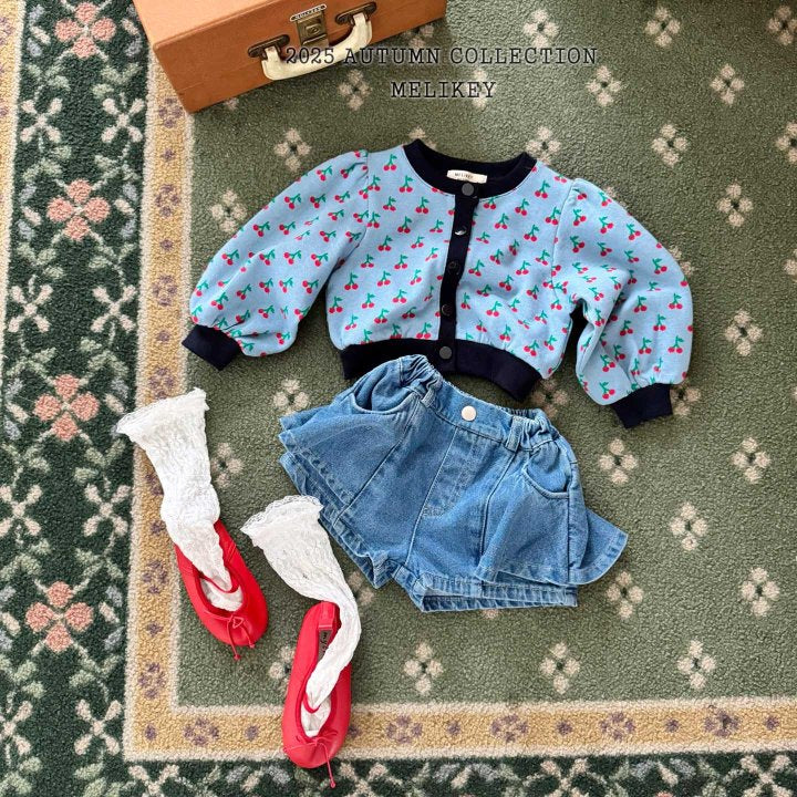 [melikey] Cherry Puff Cardigan_2colors