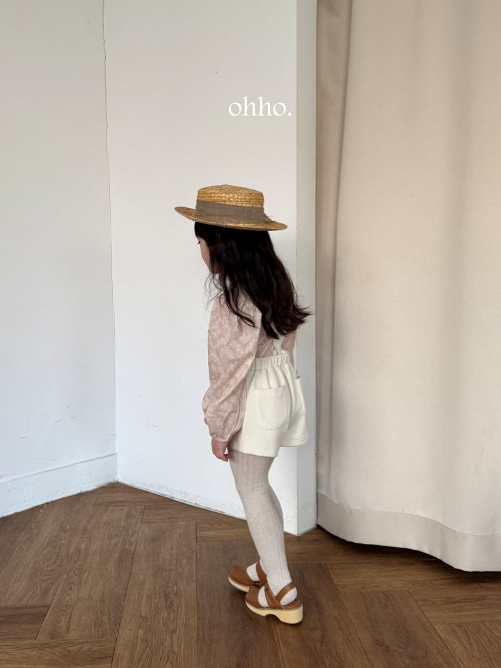 [ohho] Pepper Suspender Wrap Skirt Pants_3colors