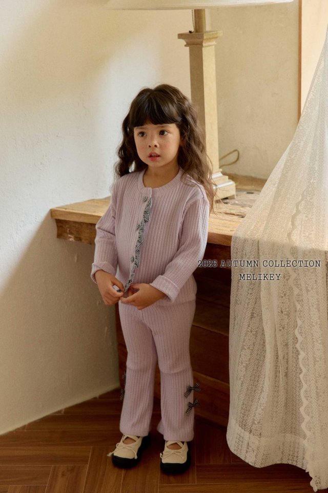 [melikey] Point Button Cardigan_3colors