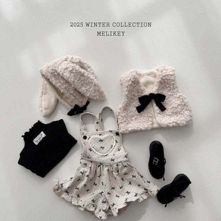 [melikey] Bunny Fleece Hat_Light Beige