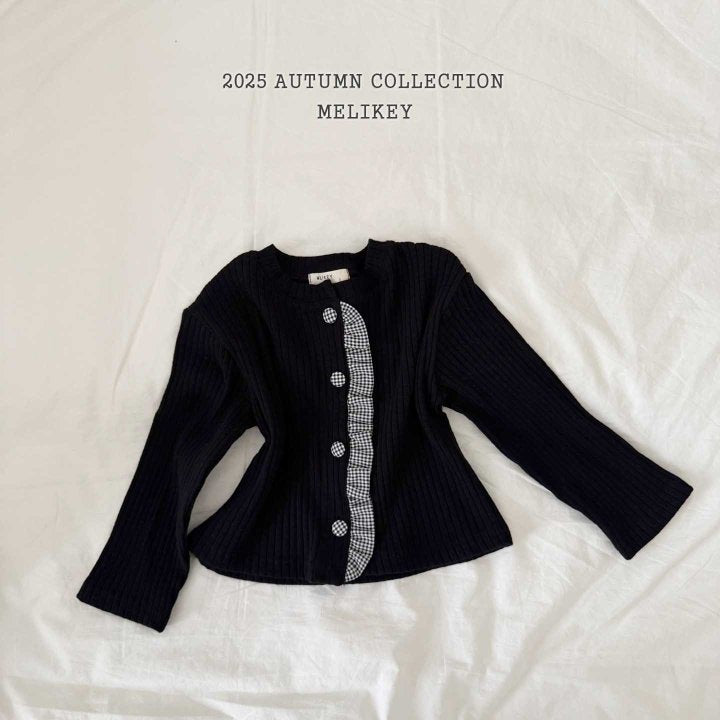 [melikey] Point Button Cardigan_3colors
