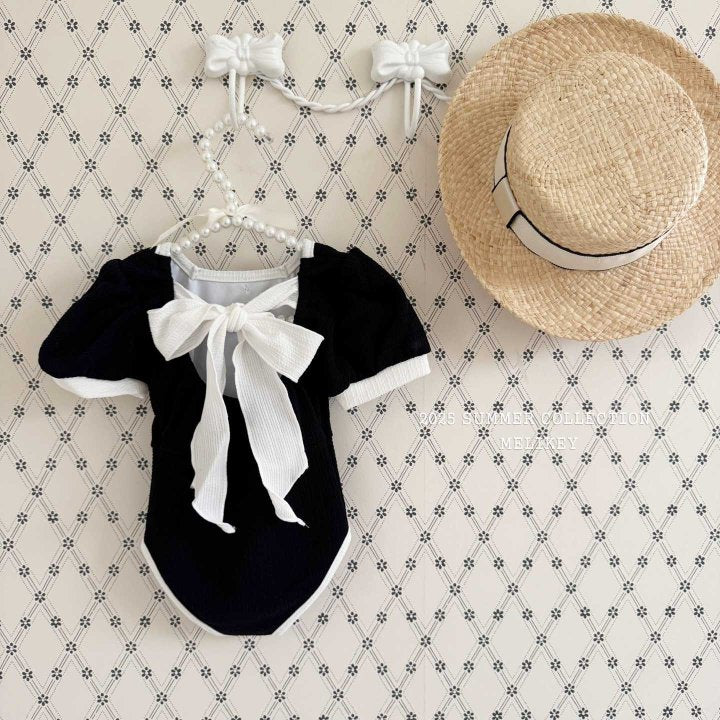[melikey] Mimi Ribbon Swim Suit_2colors