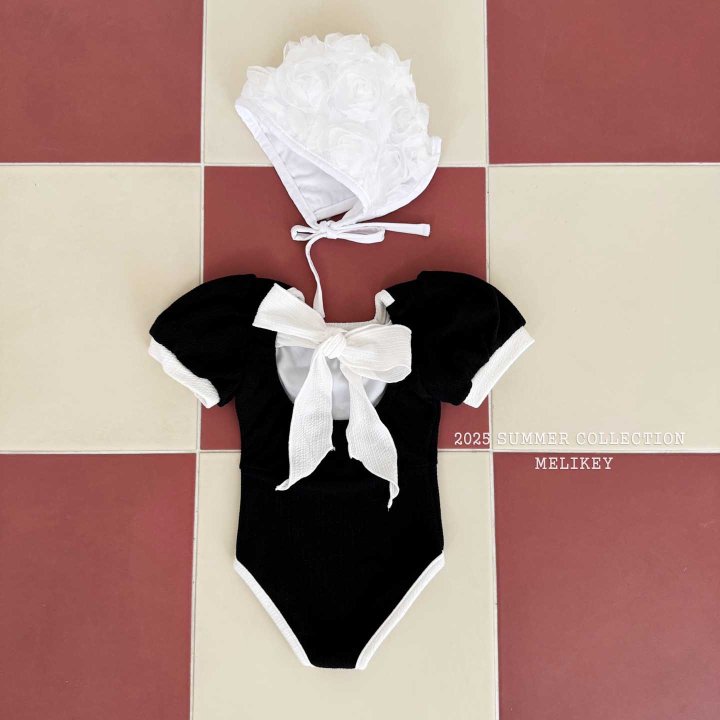[melikey] Mimi Ribbon Swim Suit_2colors