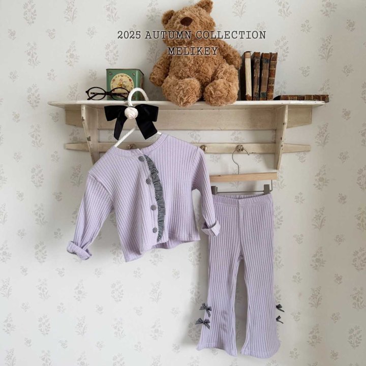 [melikey] Point Button Cardigan_3colors