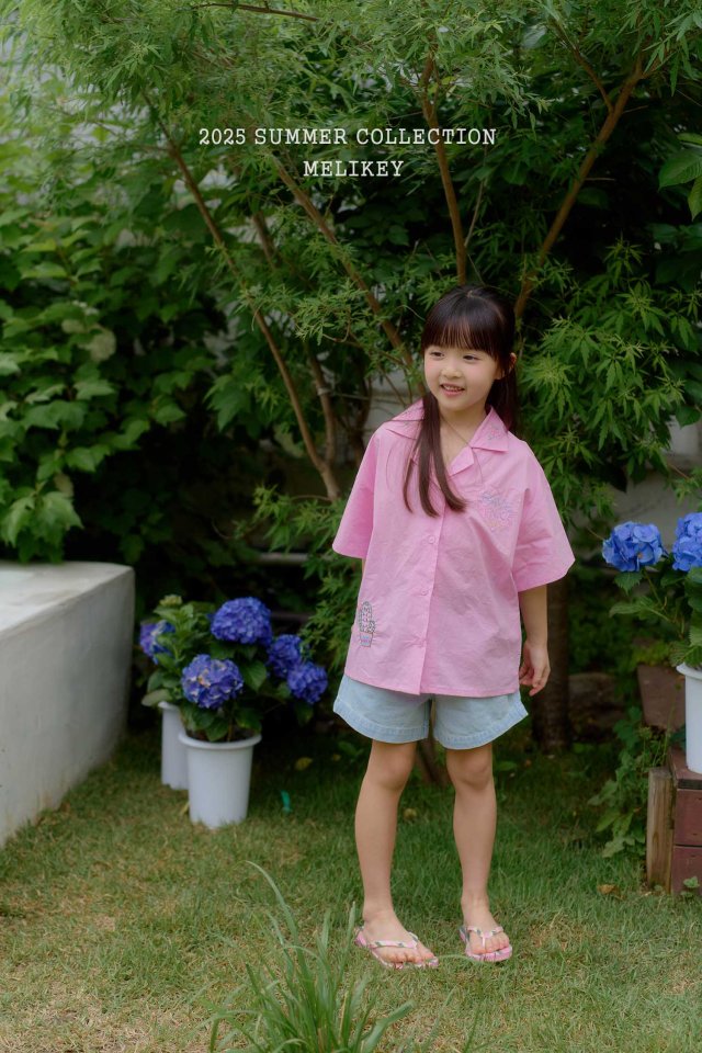 [melikey] Nice Embroidery Shirt_2colors