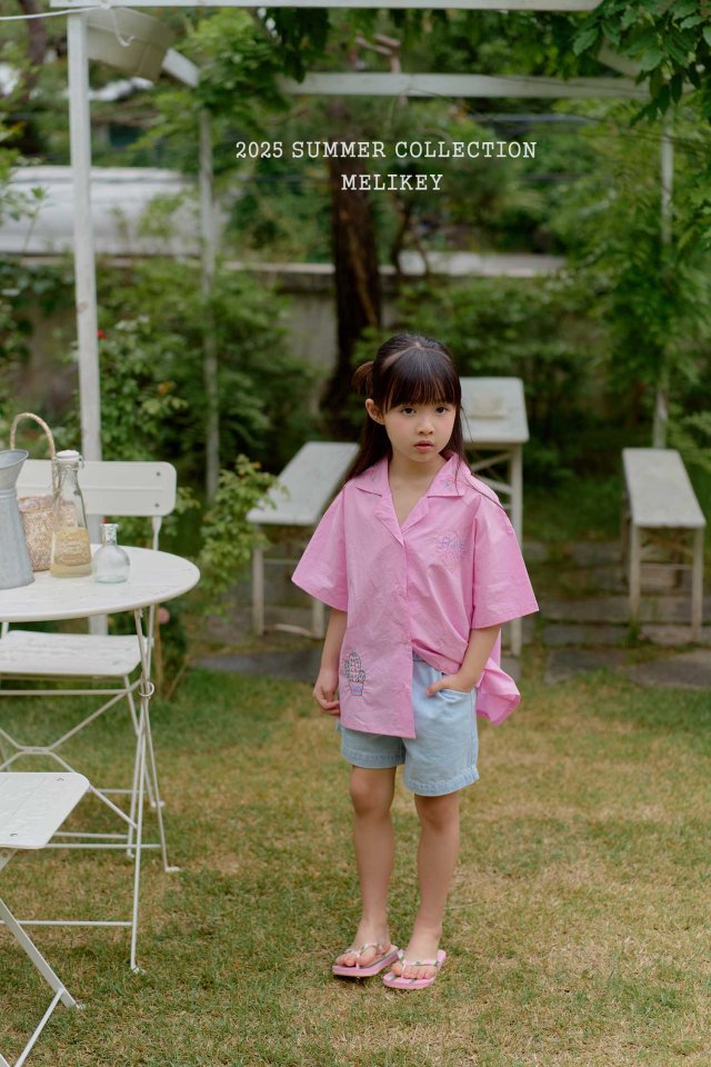 [melikey] Nice Embroidery Shirt_2colors