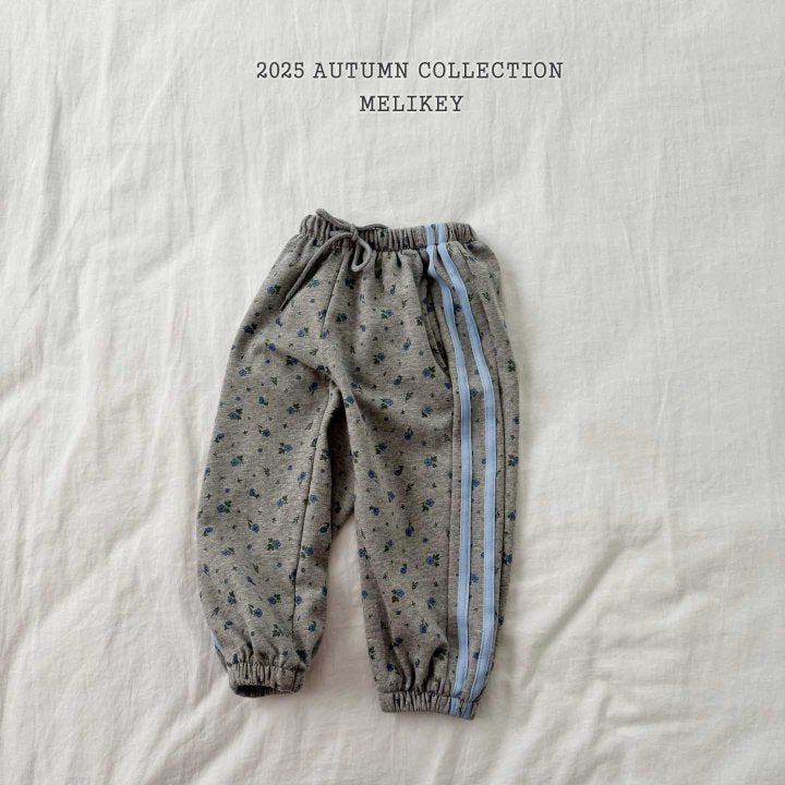 [melikey] Flower Jogger pants_2colors