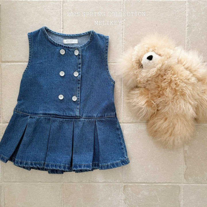 [melikey] Athe Denim Dress_Blue