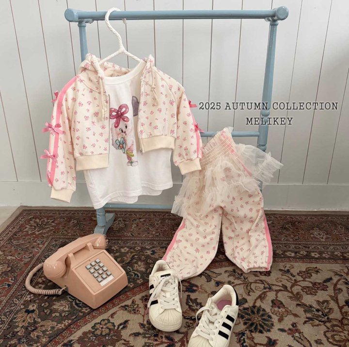 [melikey] Flower Jogger pants_2colors