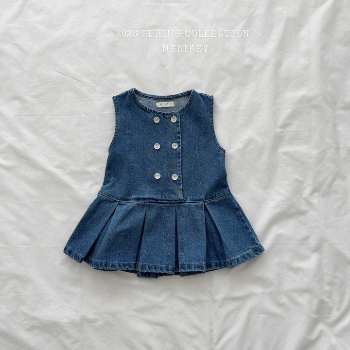 [melikey] Athe Denim Dress_Blue