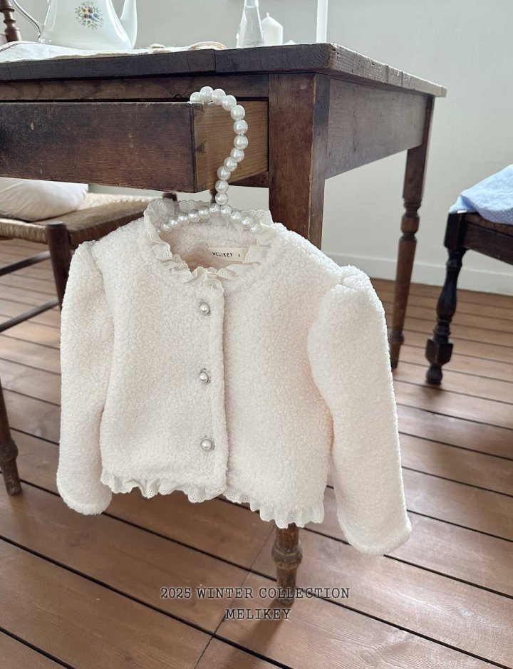 [melikey] Juju Fleece Jacket_Cream