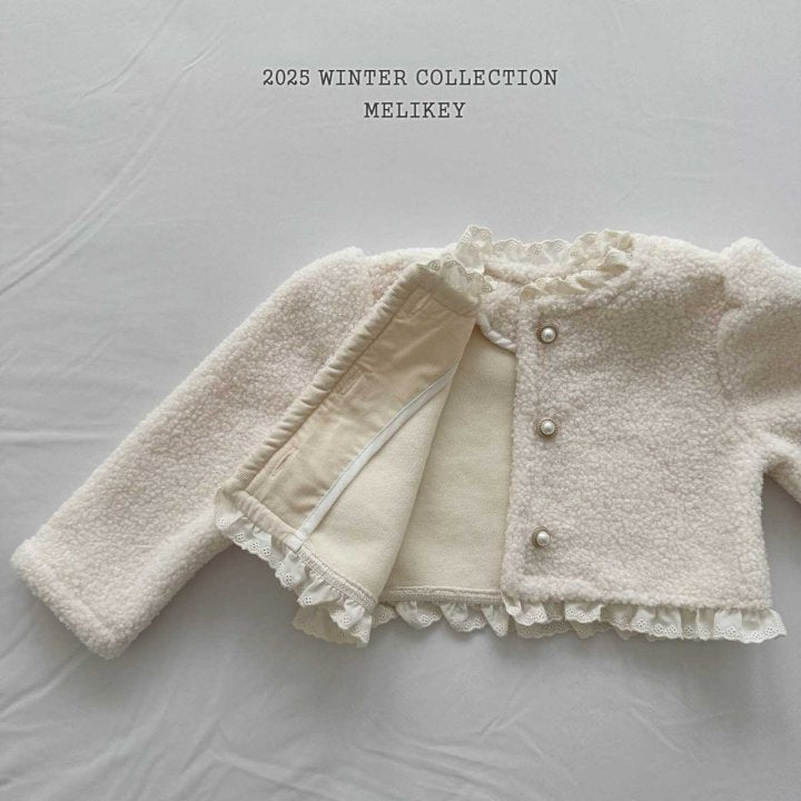 [melikey] Juju Fleece Jacket_Cream