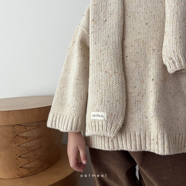 [Oatmeal] Seed Round Knit_3colors