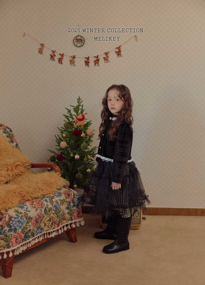 [melikey] Sun Velvet Jacket_Black