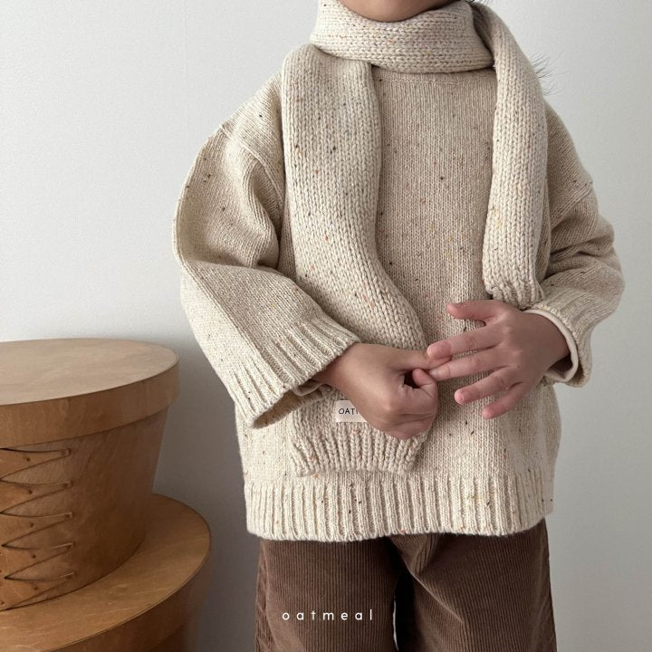 [Oatmeal] Seed Round Knit_3colors