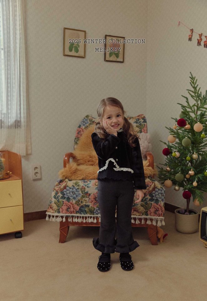 [melikey] Sun Velvet Jacket_Black