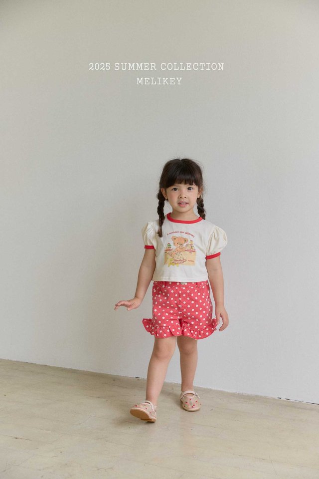 [melikey] Dots Frill Shorts_2colors