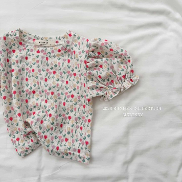 [melikey] Tulip Puff T-shirt_2colors