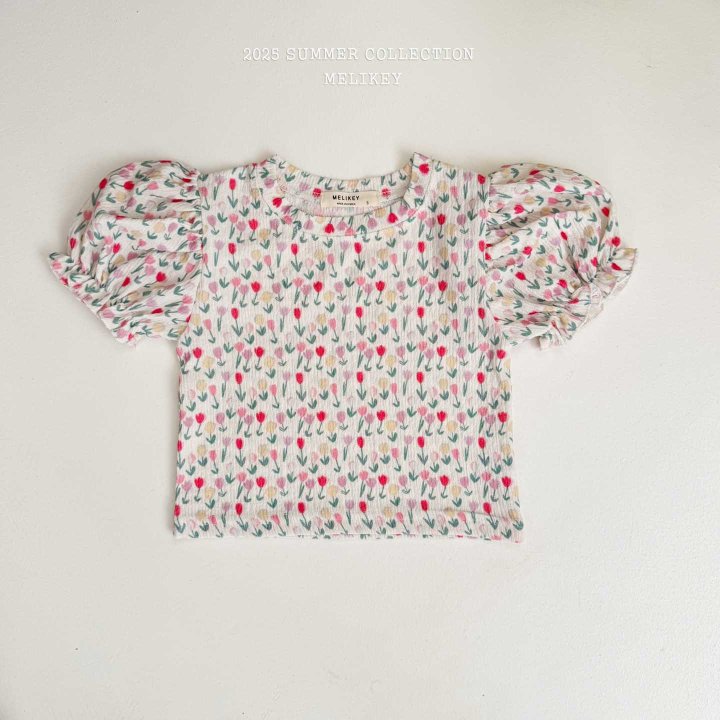 [melikey] Tulip Puff T-shirt_2colors
