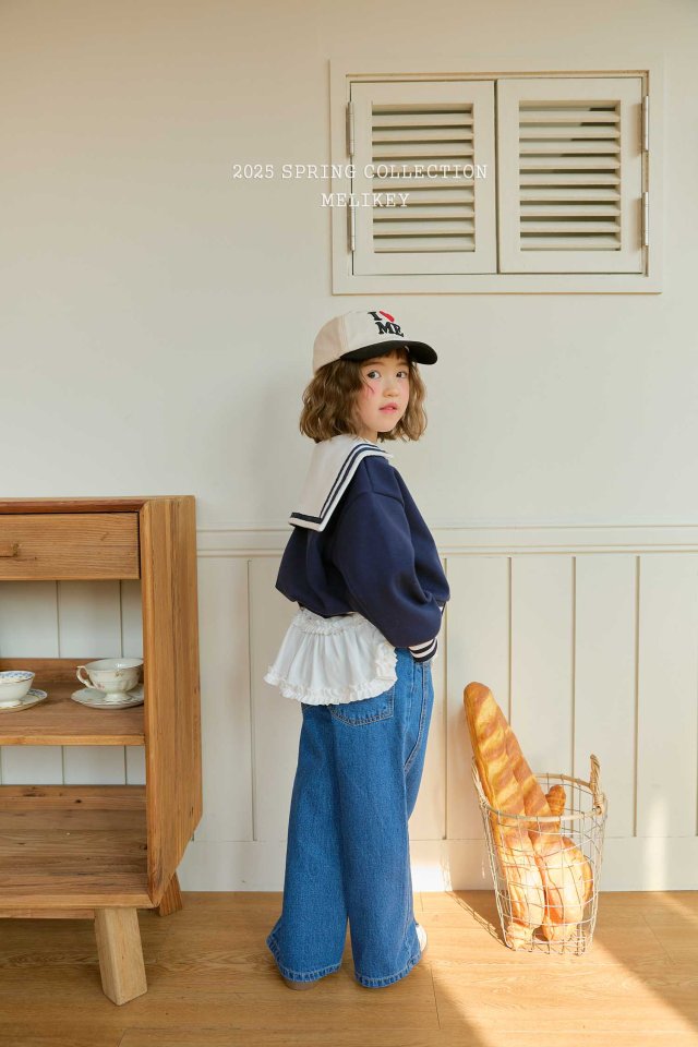 [melikey] Honey Sailor Short Jumpper_Navy