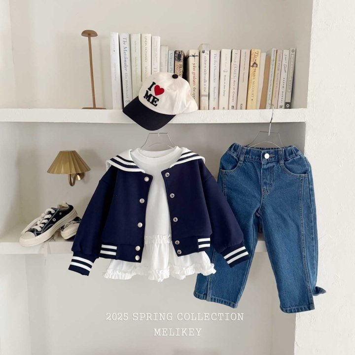 [melikey] Honey Sailor Short Jumpper_Navy