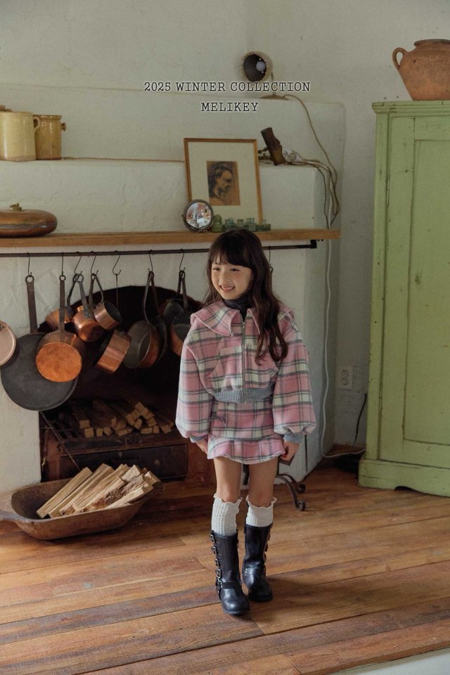 [melikey] Four-Bow Frill Skirt_2colors