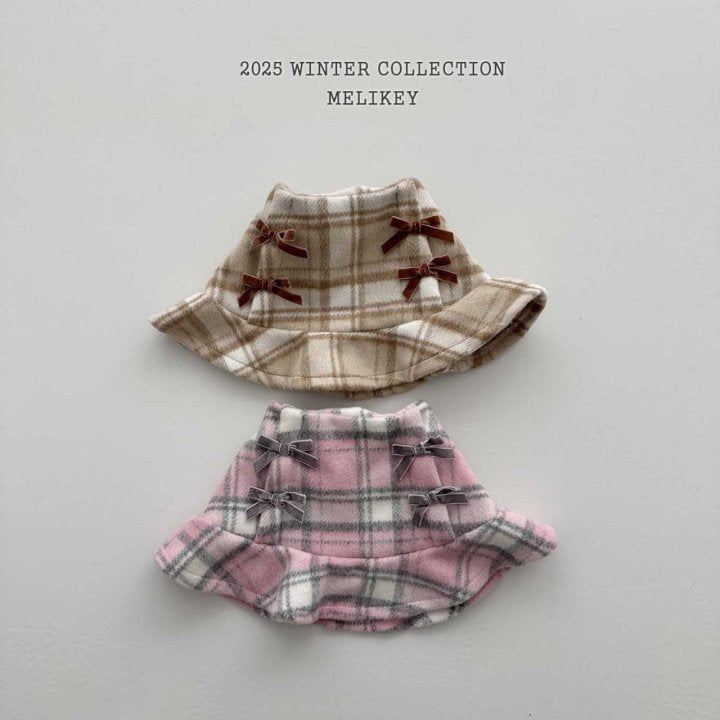 [melikey] Four-Bow Frill Skirt_2colors