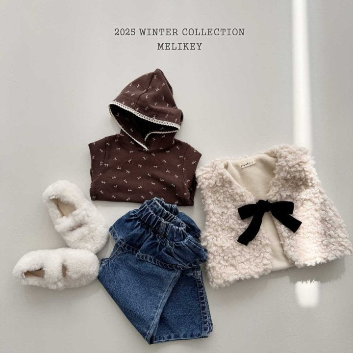 [melikey] Faux Shearling Vest_Light Beige