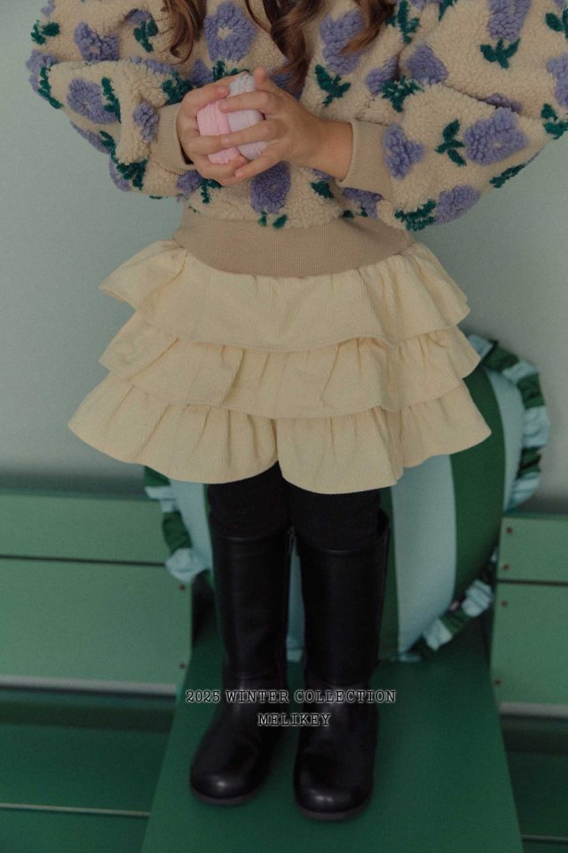 [melikey] Three-Tier Tutu Leggings_2colors