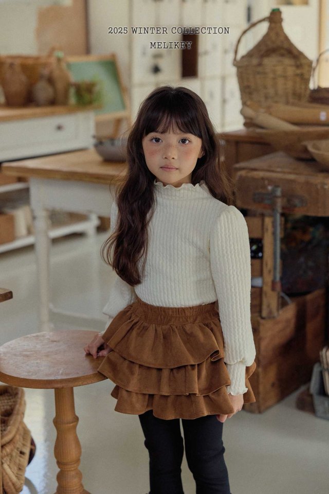 [melikey] Three-Tier Tutu Leggings_2colors