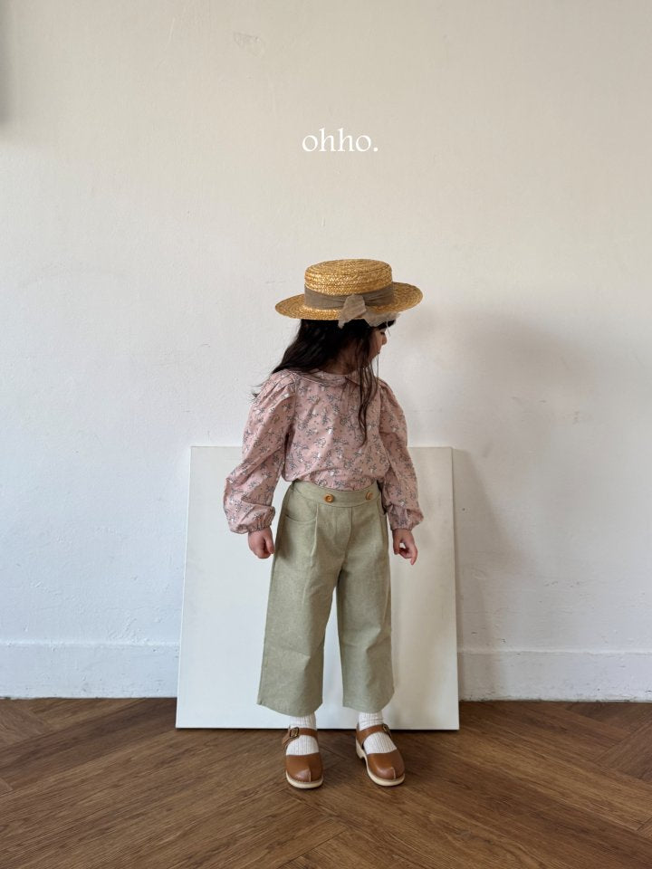 [ohho] Carol Pintuck Pants_4colors