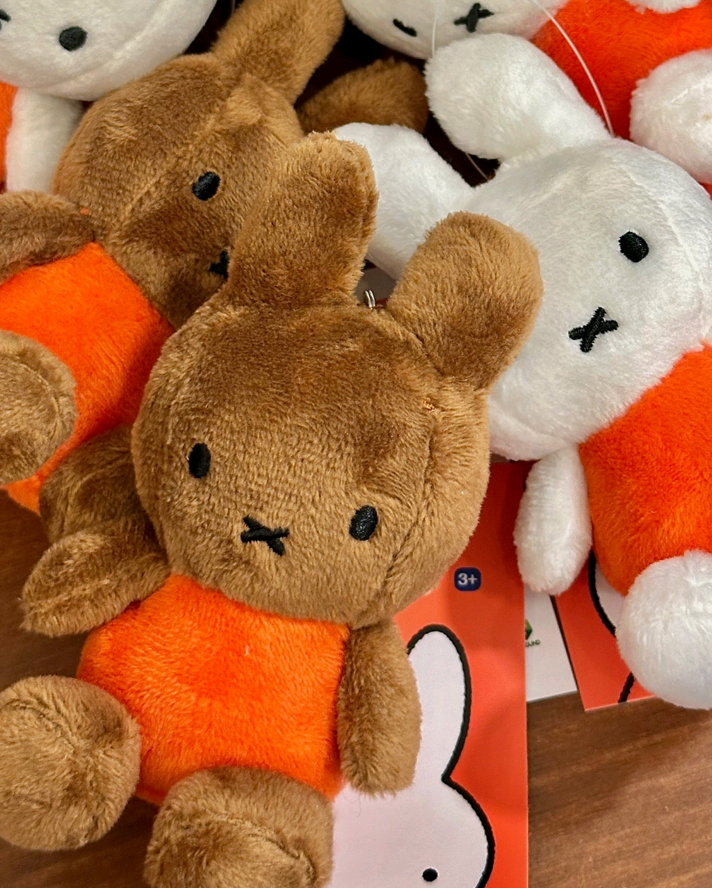 Toasty Tan Miffy Mascot (8cm,Carabiner Clip)